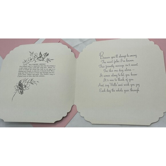 5 VINTAGE QUALITY CREST BEAUTIFUL BIRDS SCENES GREETING CARDS UNUSED ENVLEOPES - Picture 10 of 13